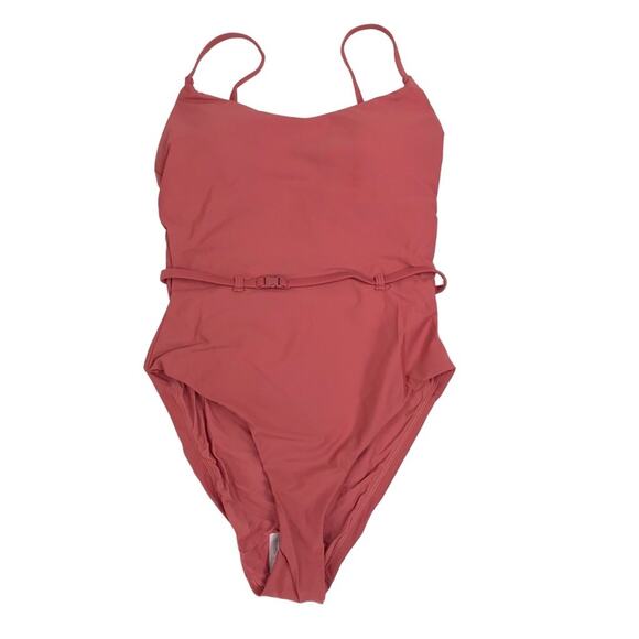ANDIE The Riviera Belted One Pcs Swimsuit Sz M Retro Nostalgia Feminine Y2K NWT - Picture 5 of 10